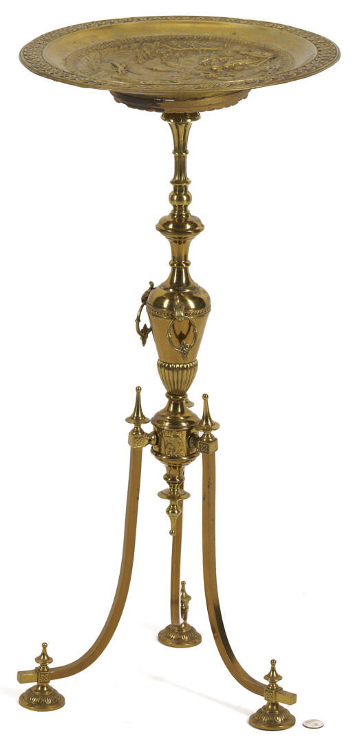 Lot 273: Grand Tour Bas Relief Plaque on Stand