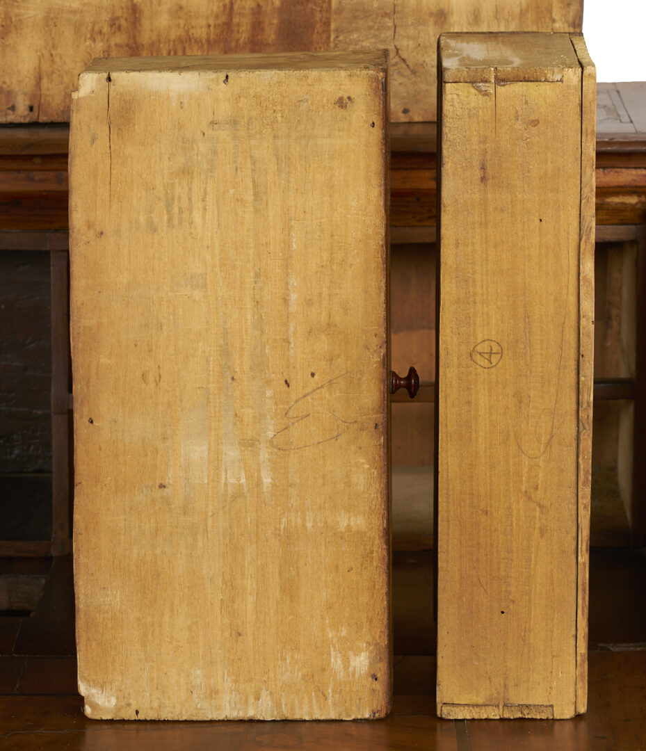 Lot 274: Italian Inlaid Walnut Serpentine Writing Bureau