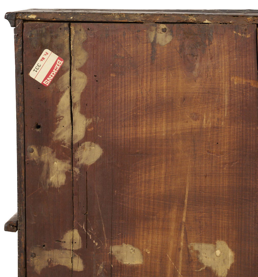 Lot 274: Italian Inlaid Walnut Serpentine Writing Bureau