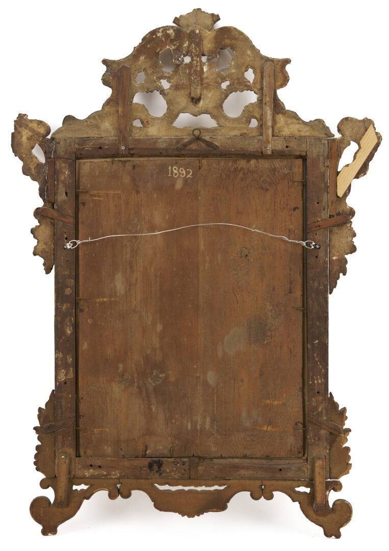 Lot 276: Continental Baroque Style Mirror