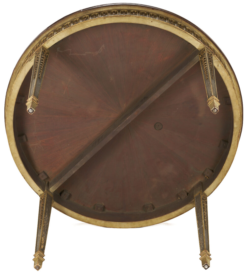 Lot 278: Italian Neoclassical Style Inlaid Table