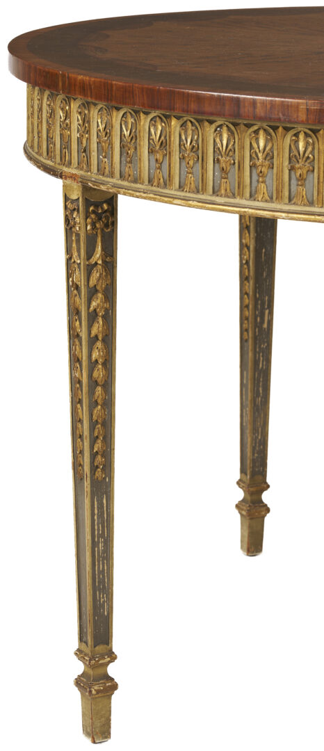 Lot 278: Italian Neoclassical Style Inlaid Table