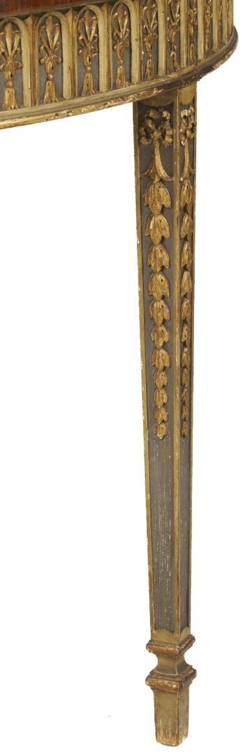 Lot 278: Italian Neoclassical Style Inlaid Table