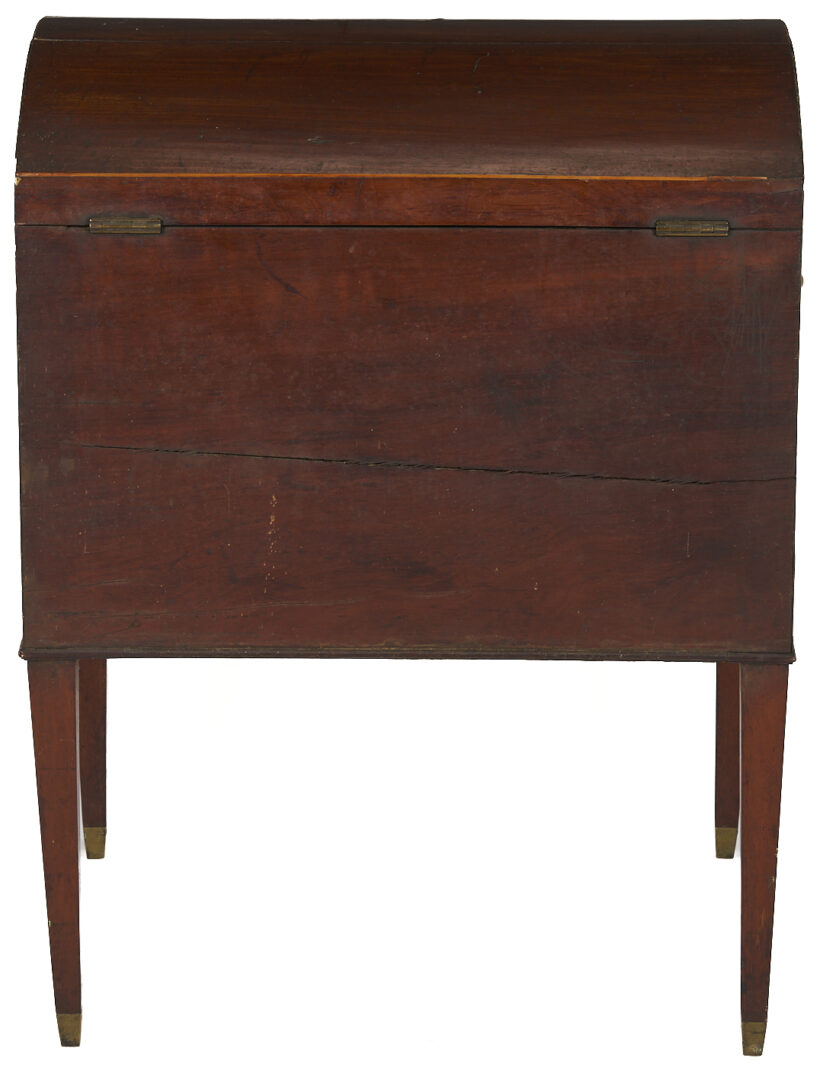 Lot 279: English Mahogany Domed Top Cellarette