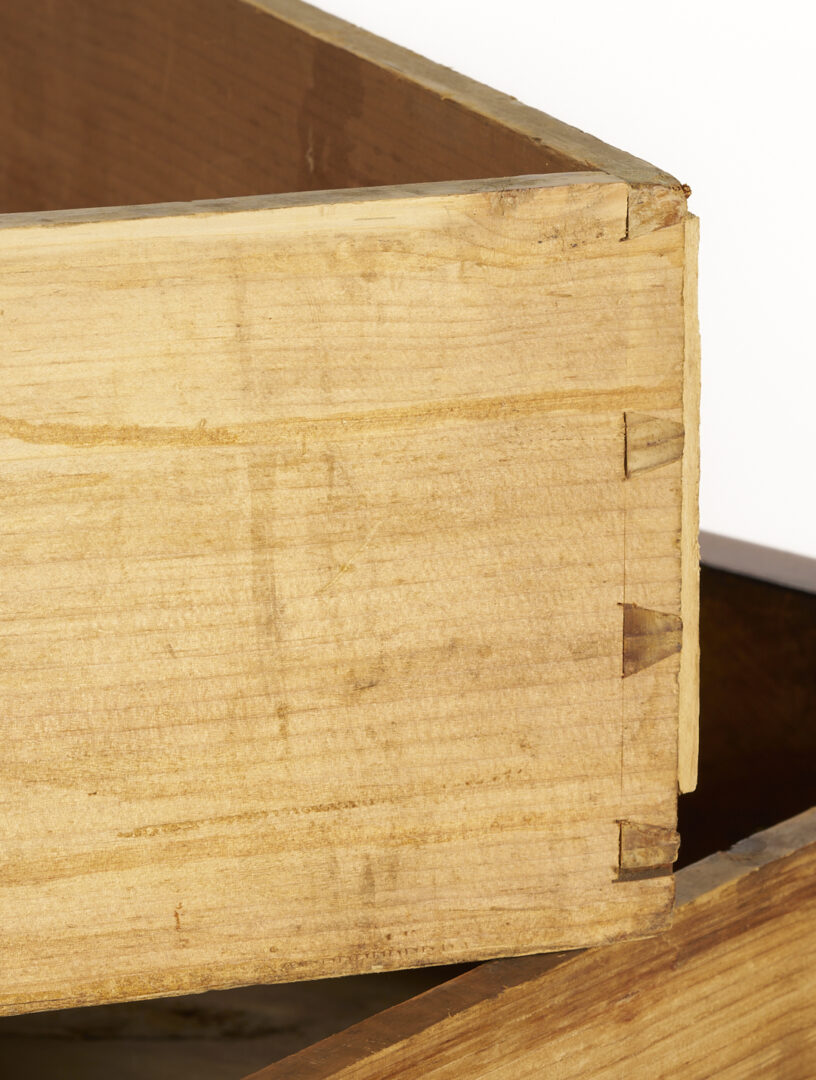 Lot 280: American Federal Mahogany Bow Front Chest