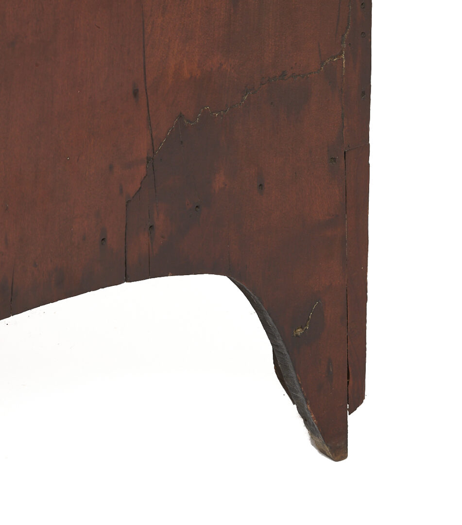 Lot 281: American Federal Inlaid Bowfront Chest of Drawers