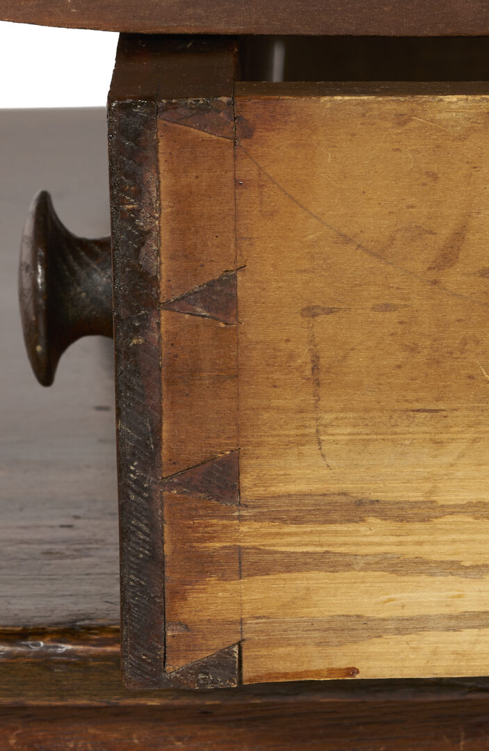 Lot 282: Diminutive 19th c. Server, stamped T M Dilley