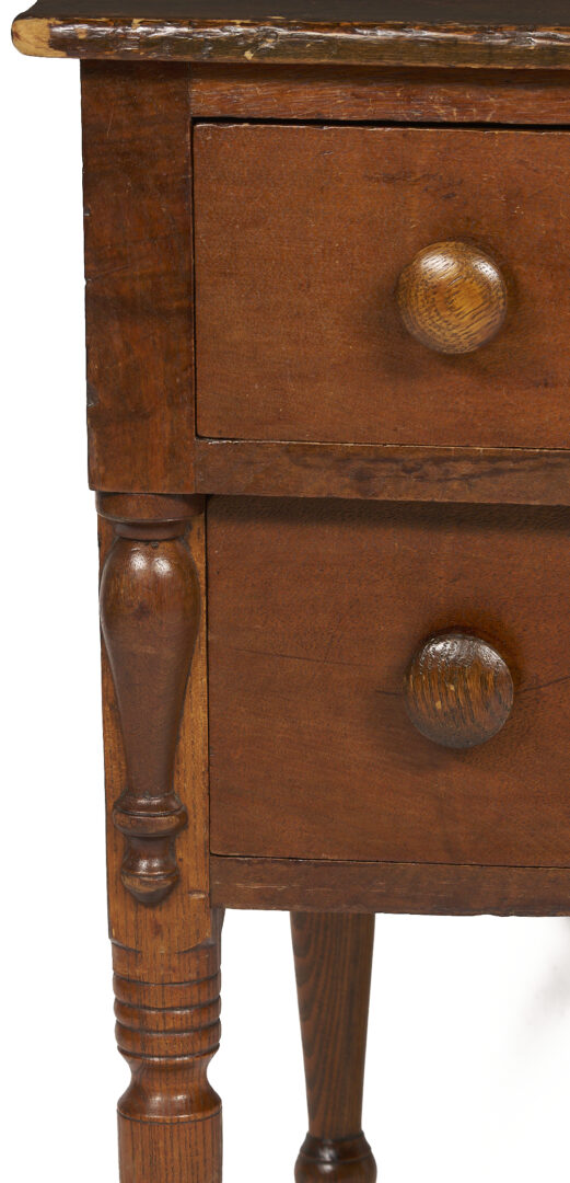 Lot 282: Diminutive 19th c. Server, stamped T M Dilley