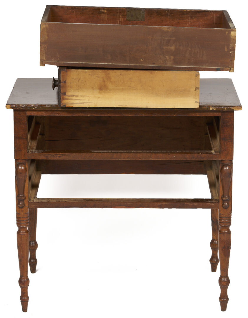 Lot 282: Diminutive 19th c. Server, stamped T M Dilley