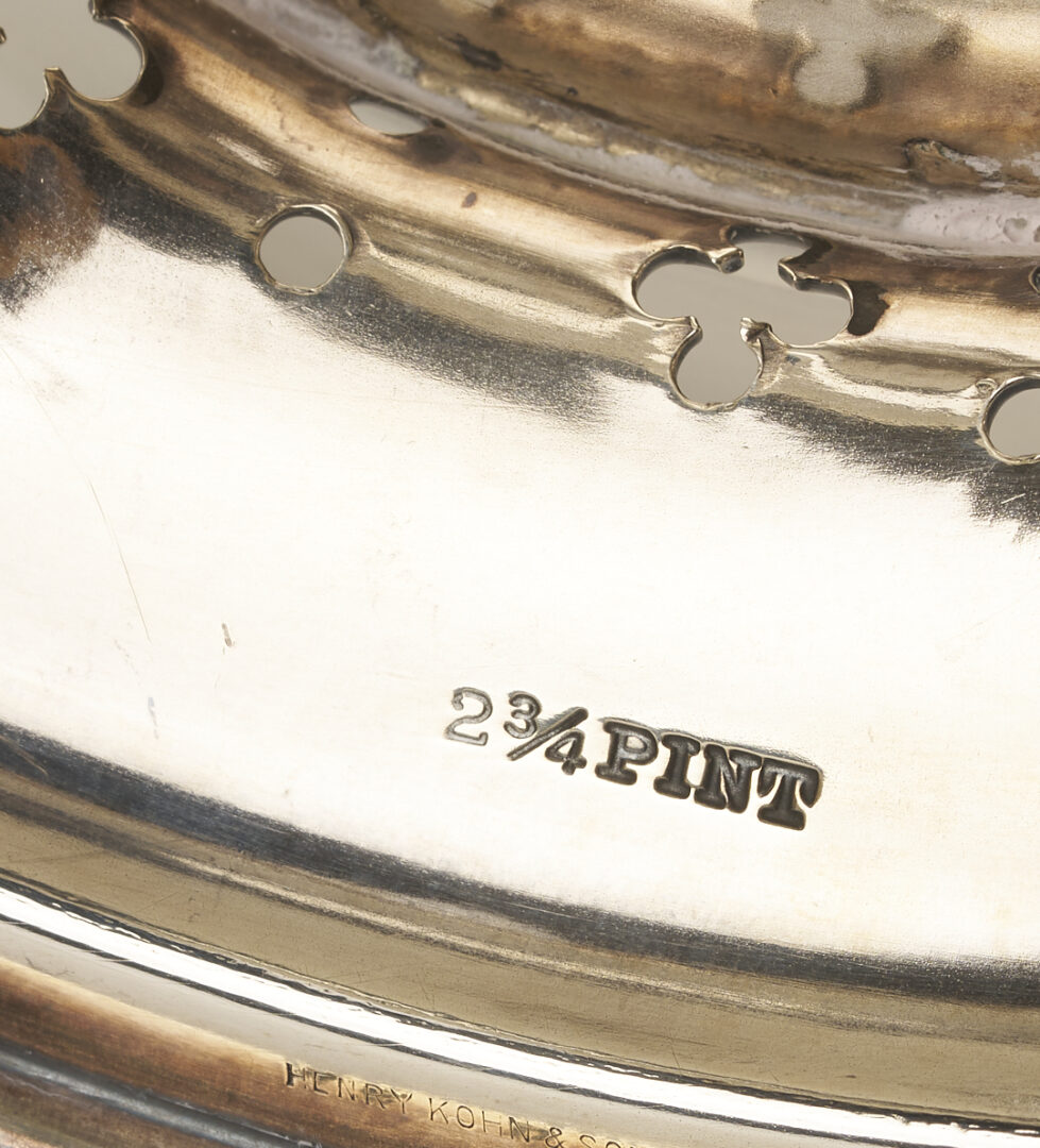 Lot 284: 6 Pc. Gorham Plymouth Sterling Tea Set & S/P tray