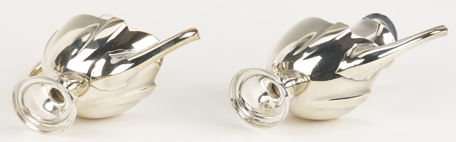 Lot 284: 6 Pc. Gorham Plymouth Sterling Tea Set & S/P tray