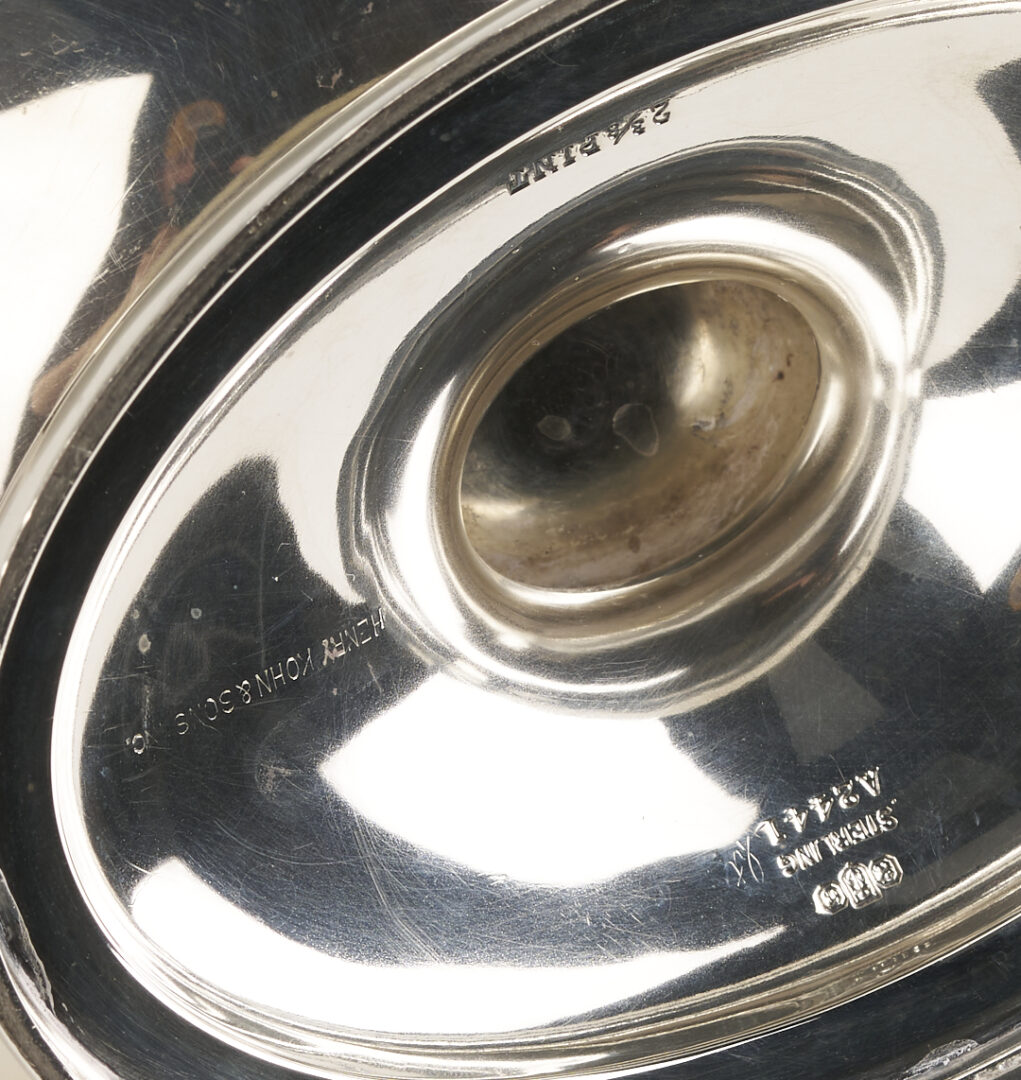 Lot 284: 6 Pc. Gorham Plymouth Sterling Tea Set & S/P tray