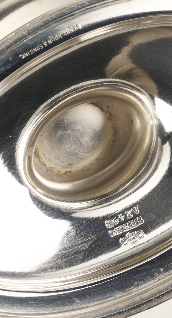 Lot 284: 6 Pc. Gorham Plymouth Sterling Tea Set & S/P tray