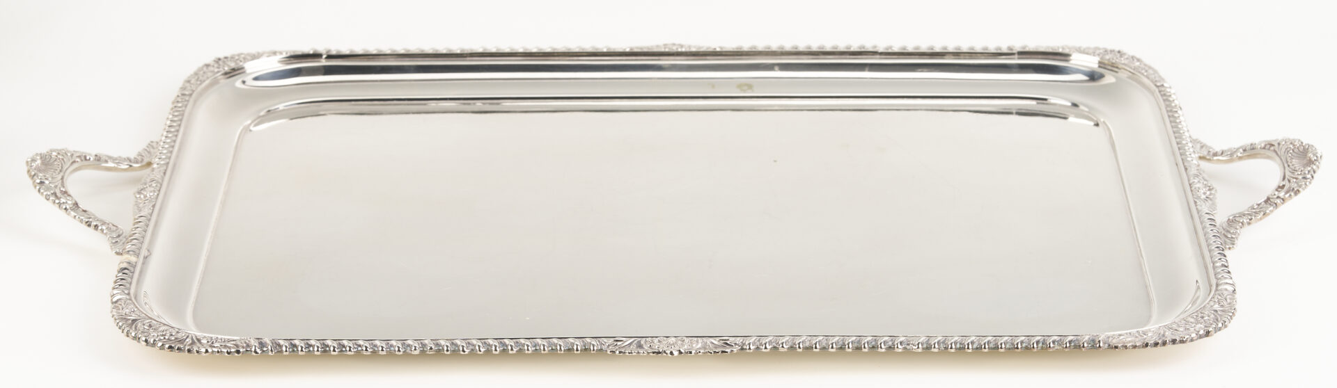 Lot 284: 6 Pc. Gorham Plymouth Sterling Tea Set & S/P tray