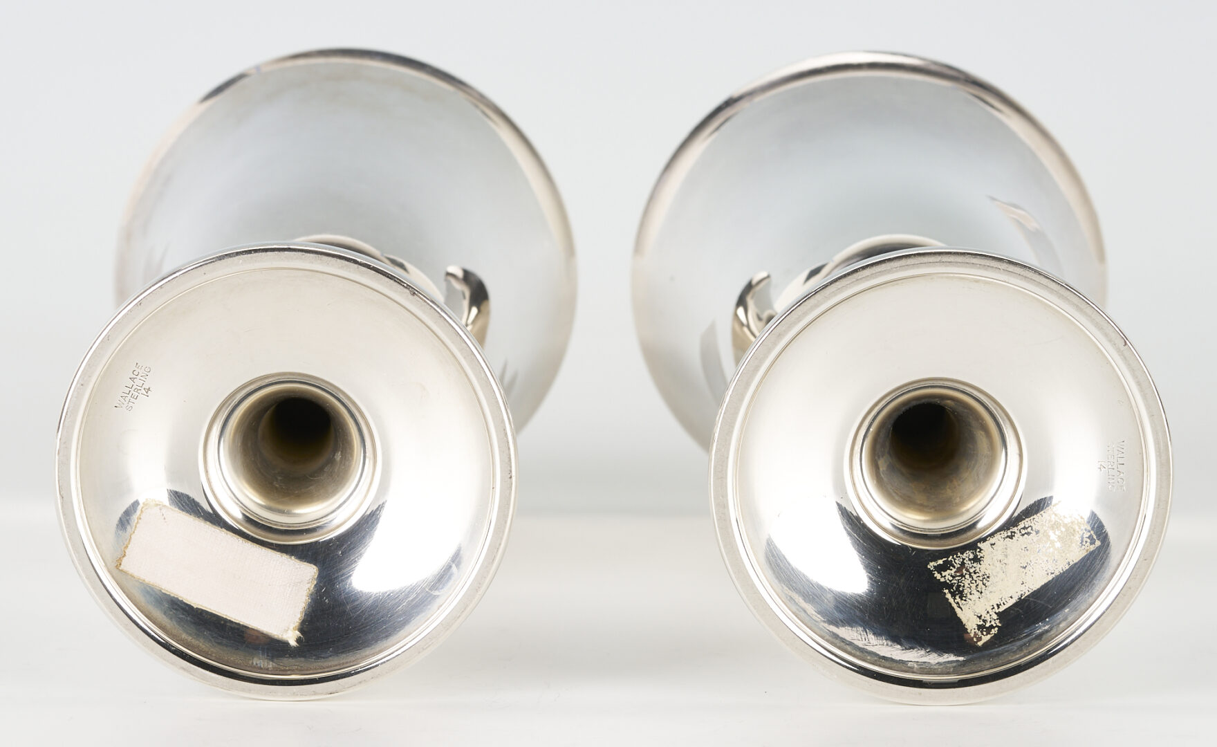 Lot 285: Set of 16 Wallace Sterling Silver Goblets