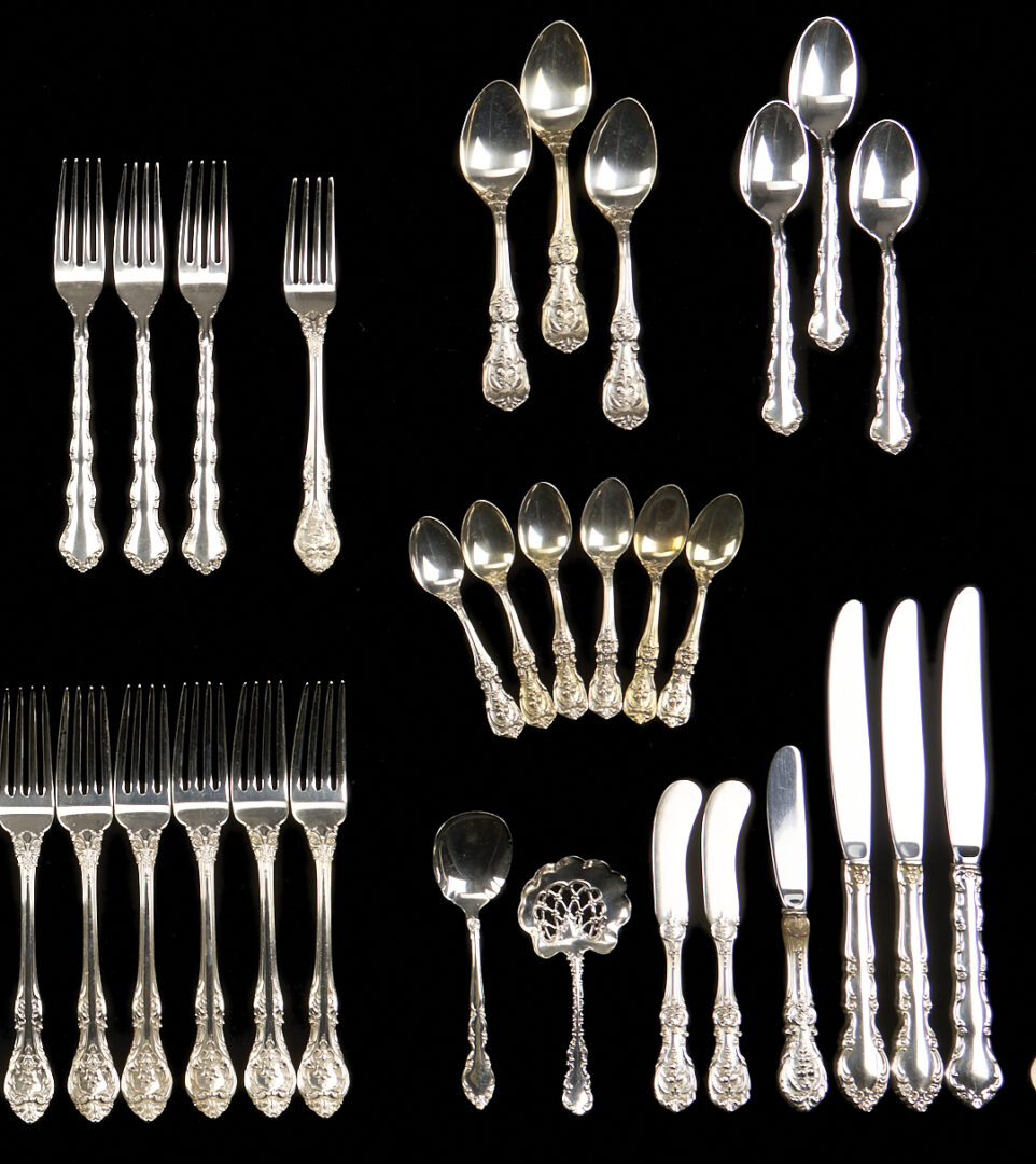 Lot 287: 63 Assembled Sterling Flatware Pcs., incl. Reed & Barton/Gorham