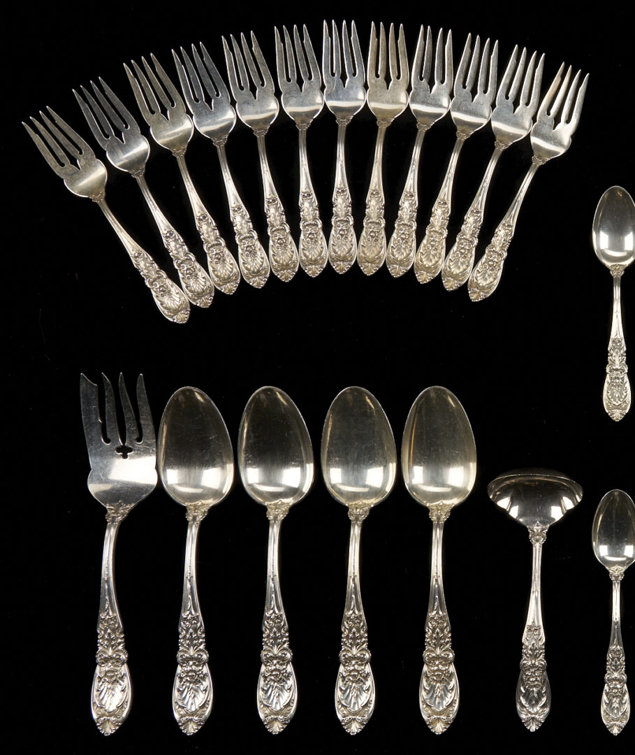 Lot 289: 42 Pcs International Richelieu Sterling Flatware