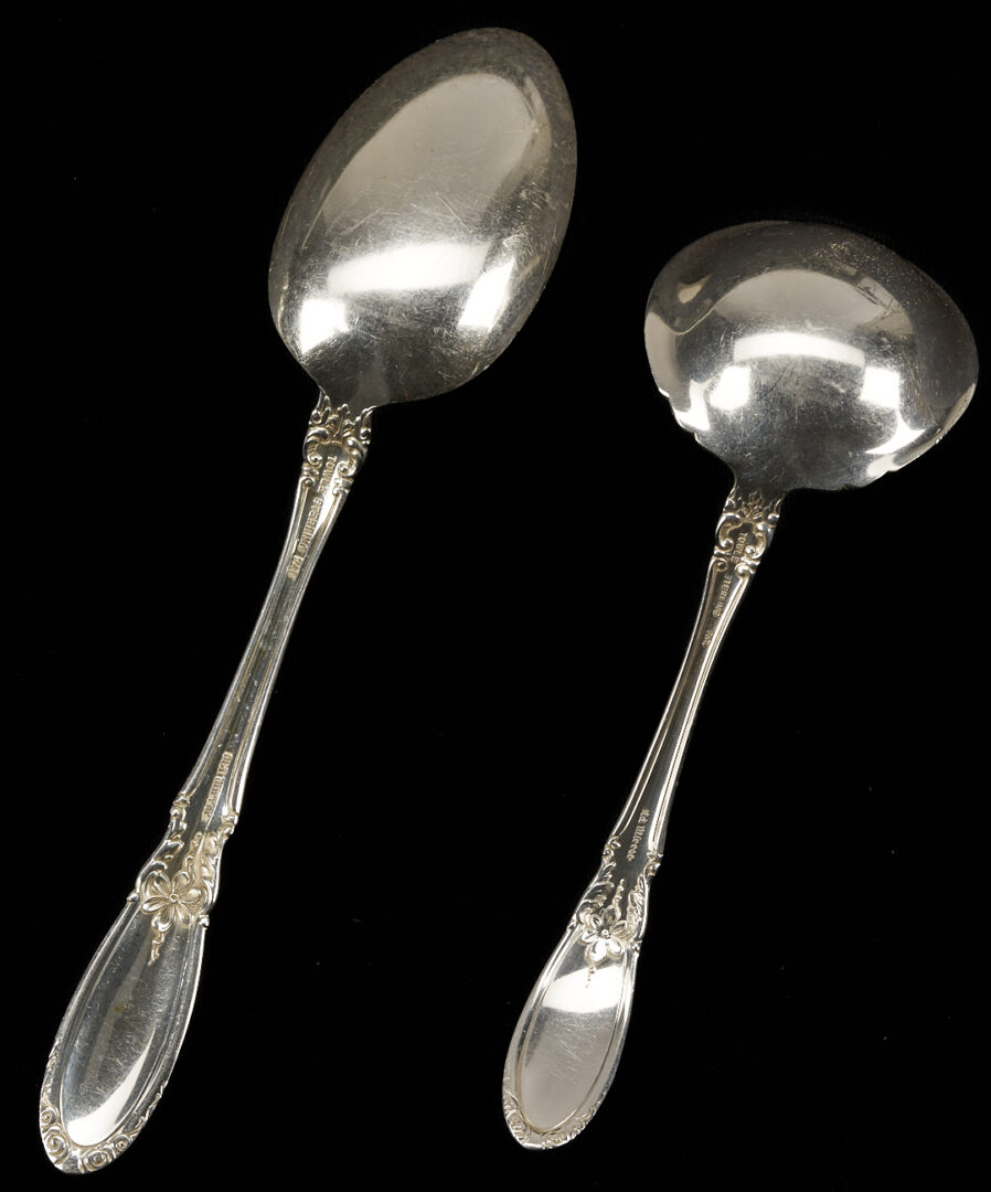 Lot 295: 61 pcs. Towle Old Mirror Sterling Flatware