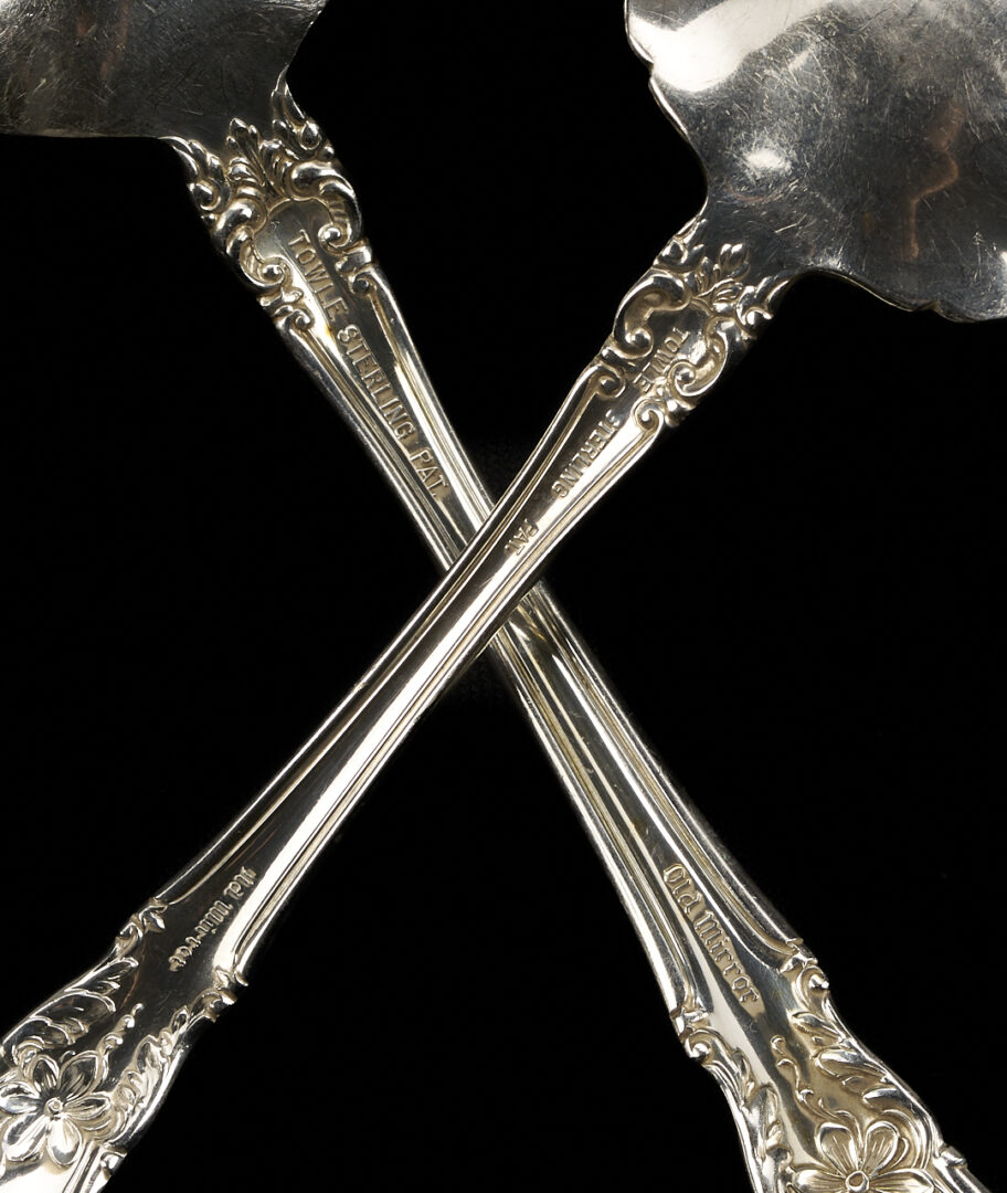Lot 295: 61 pcs. Towle Old Mirror Sterling Flatware