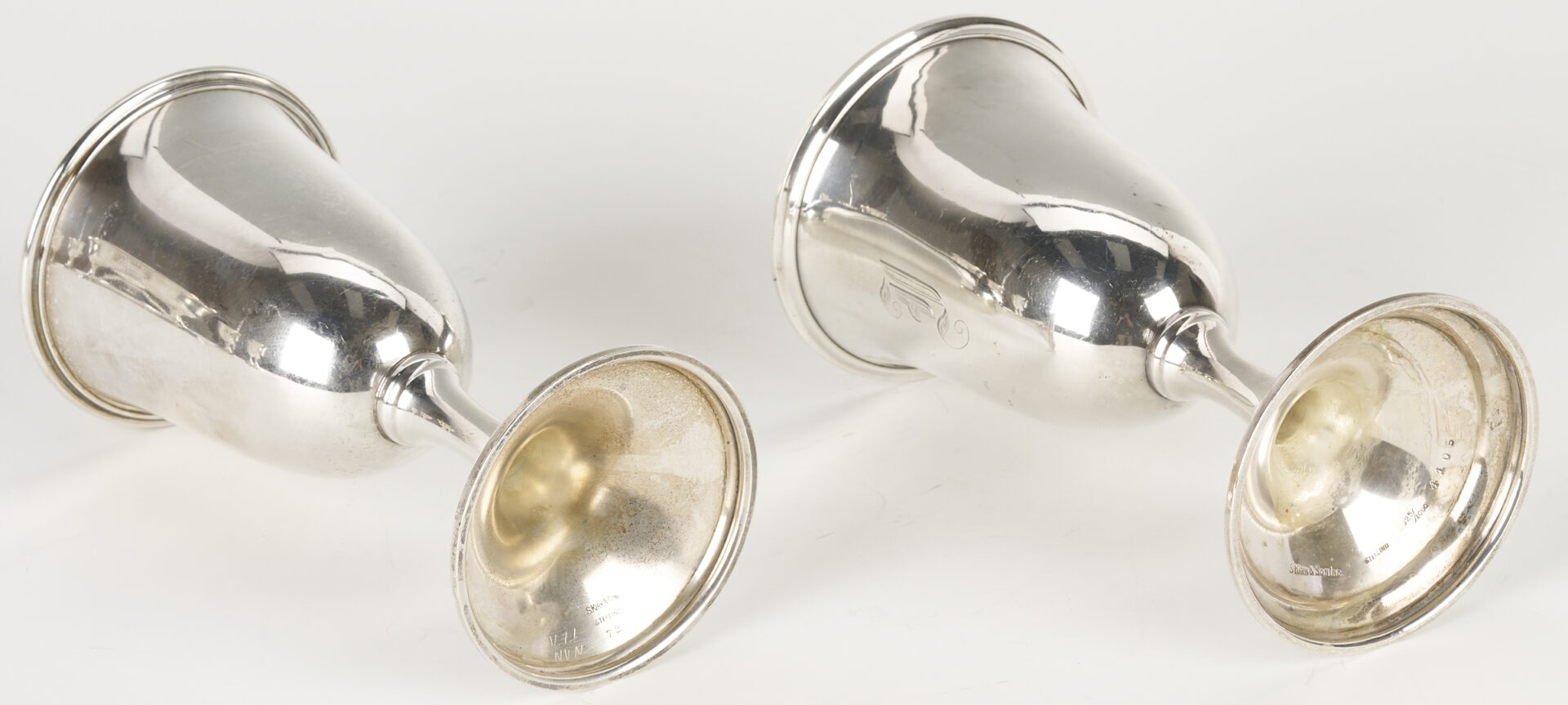 Lot 297: 8 S. Kirk & Son Sterling Silver Goblets