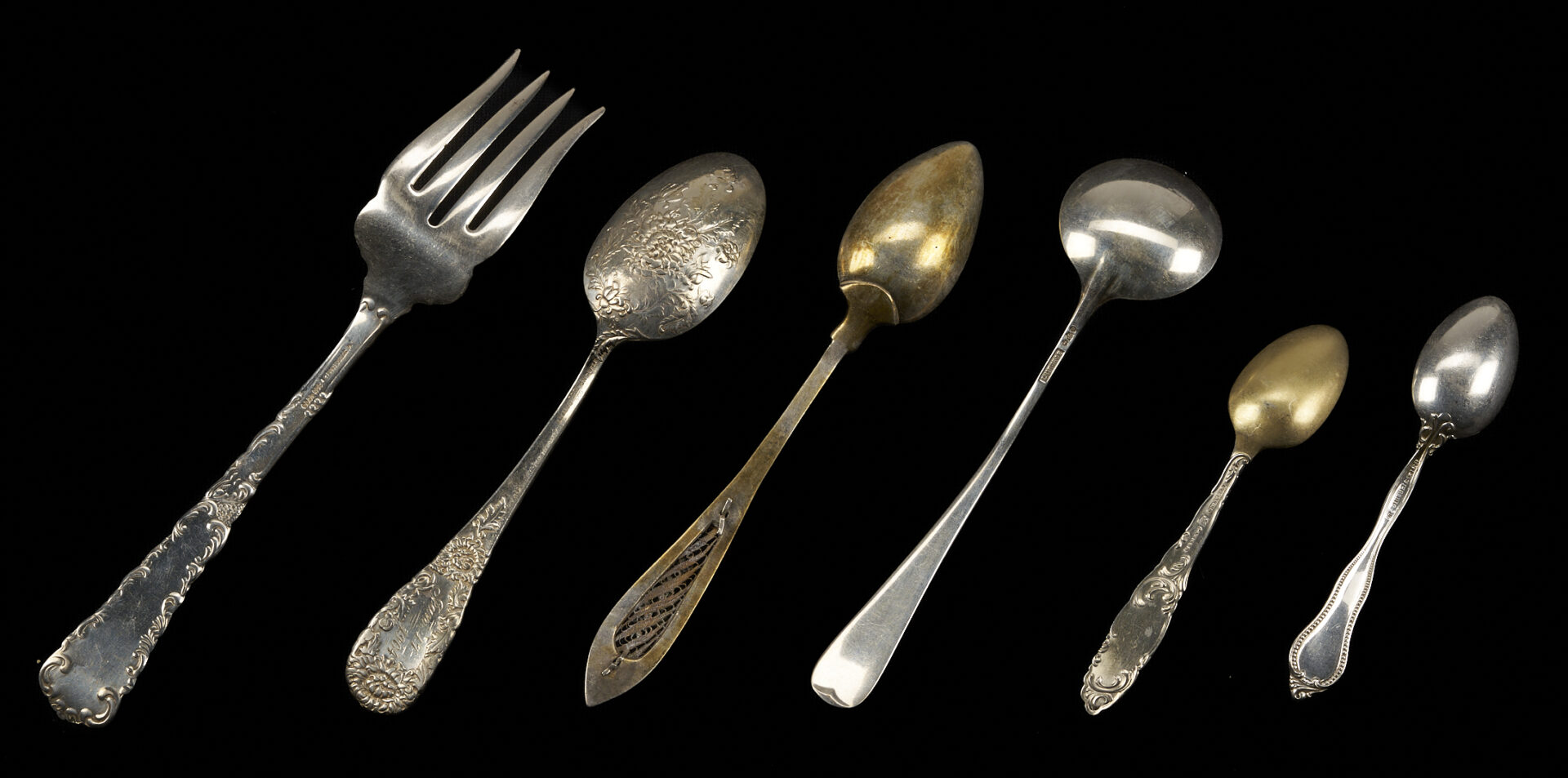 Lot 299: 70 Pcs. Assorted Sterling Flatware, Mostly American