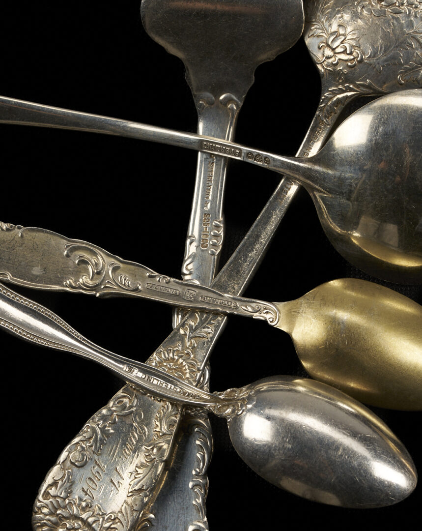 Lot 299: 70 Pcs. Assorted Sterling Flatware, Mostly American