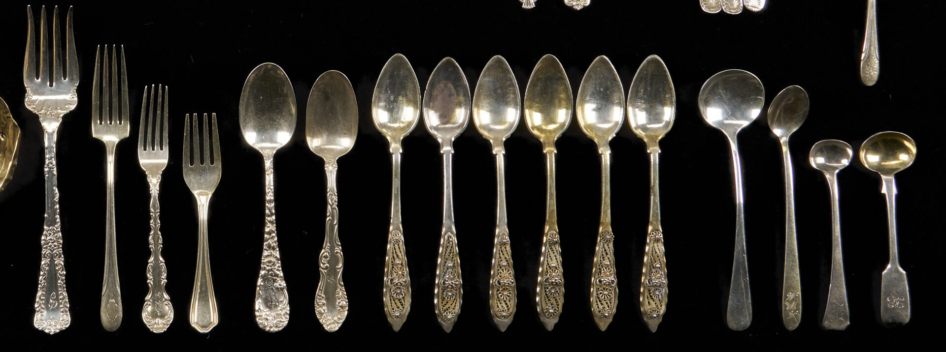 Lot 299: 70 Pcs. Assorted Sterling Flatware, Mostly American