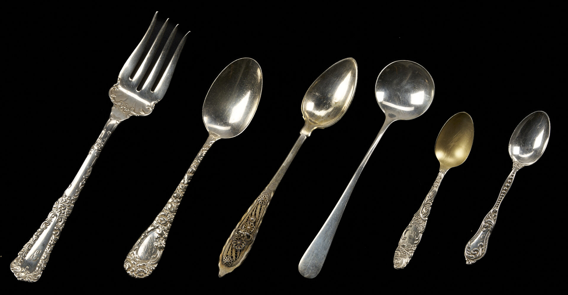 Lot 299: 70 Pcs. Assorted Sterling Flatware, Mostly American