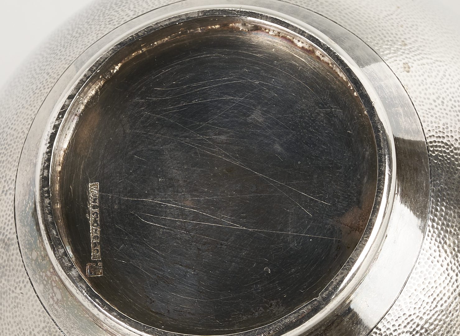 Lot 2: Chinese Export Silver Tray and Creamer