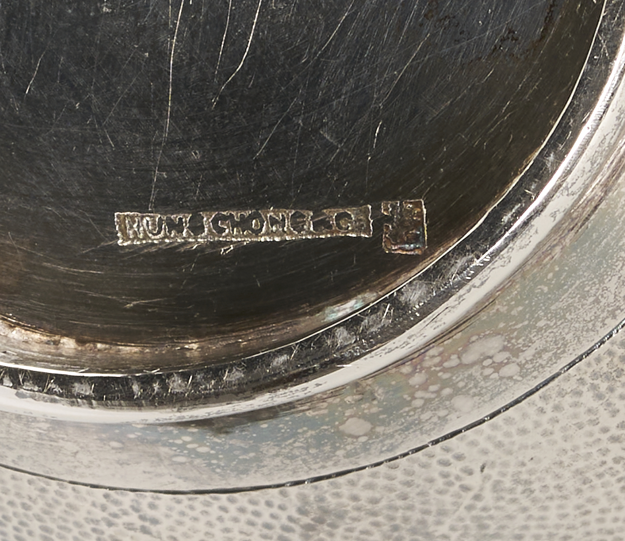 Lot 2: Chinese Export Silver Tray and Creamer