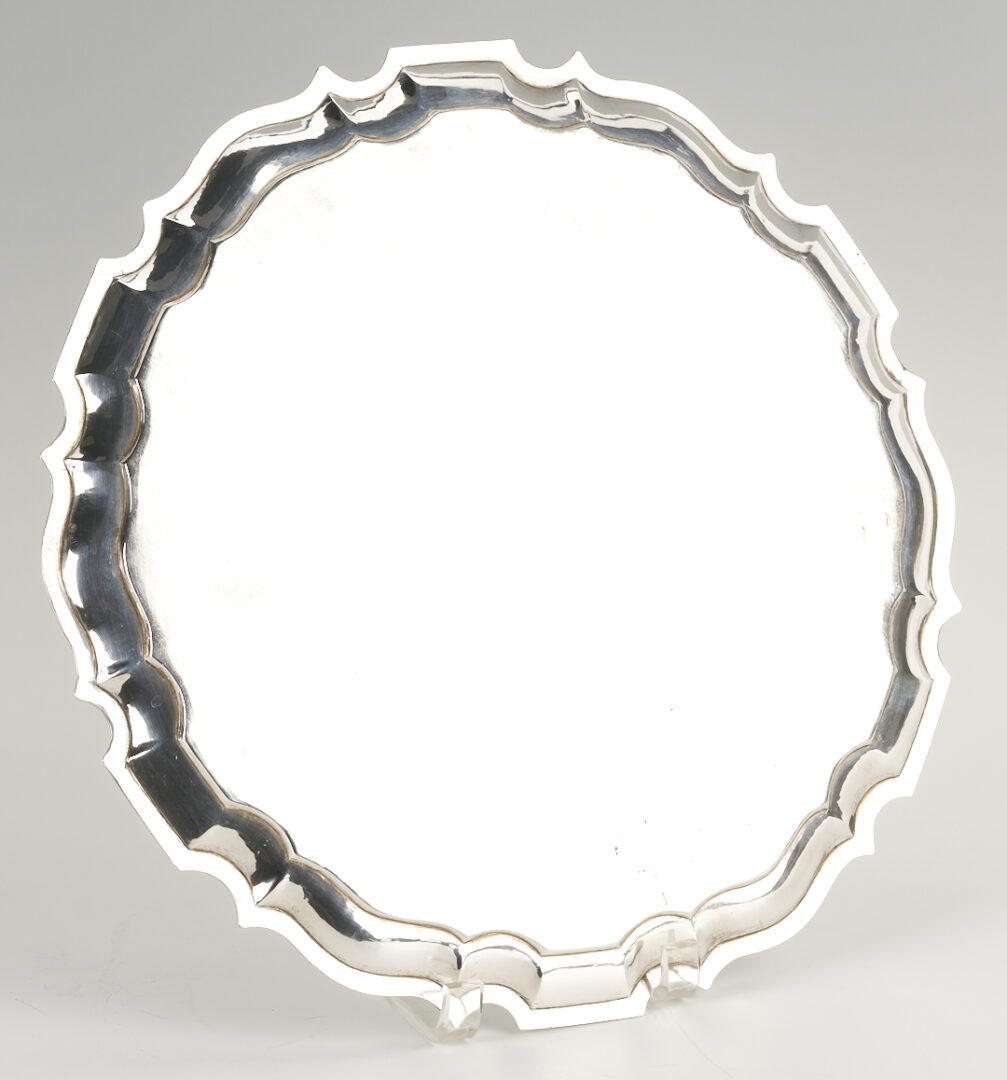 Lot 2: Chinese Export Silver Tray and Creamer