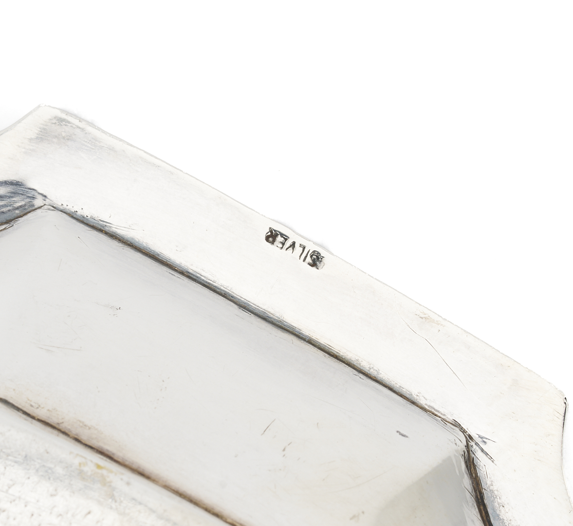 Lot 2: Chinese Export Silver Tray and Creamer