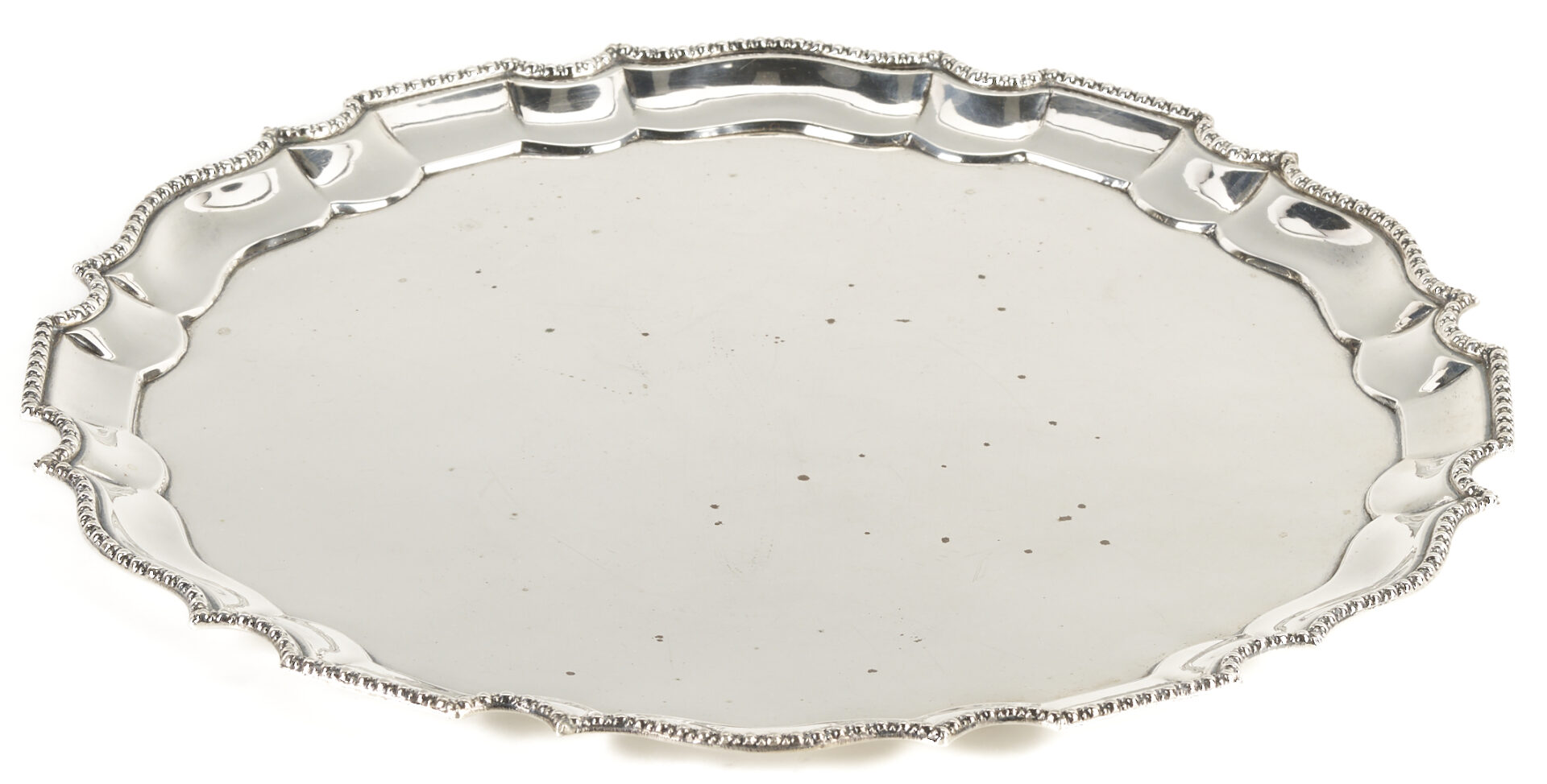 Lot 2: Chinese Export Silver Tray and Creamer