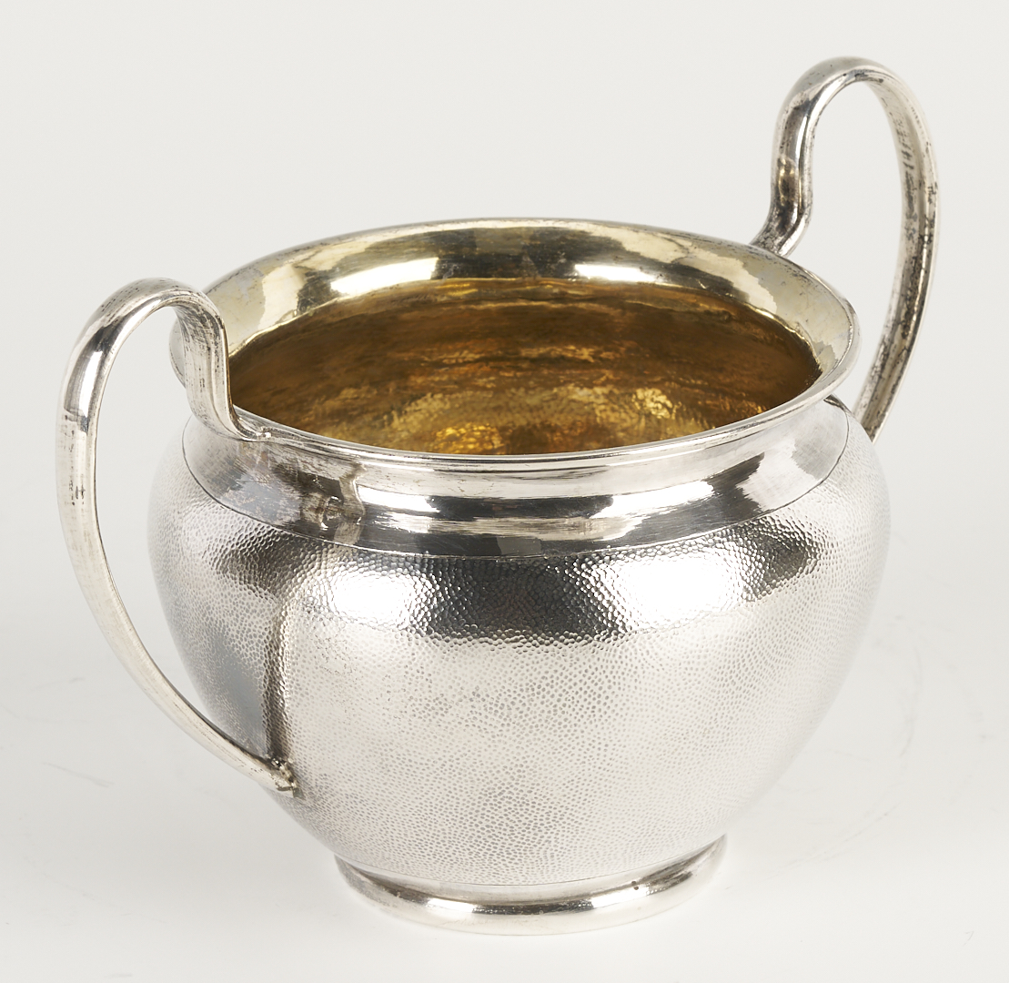 Lot 2: Chinese Export Silver Tray and Creamer