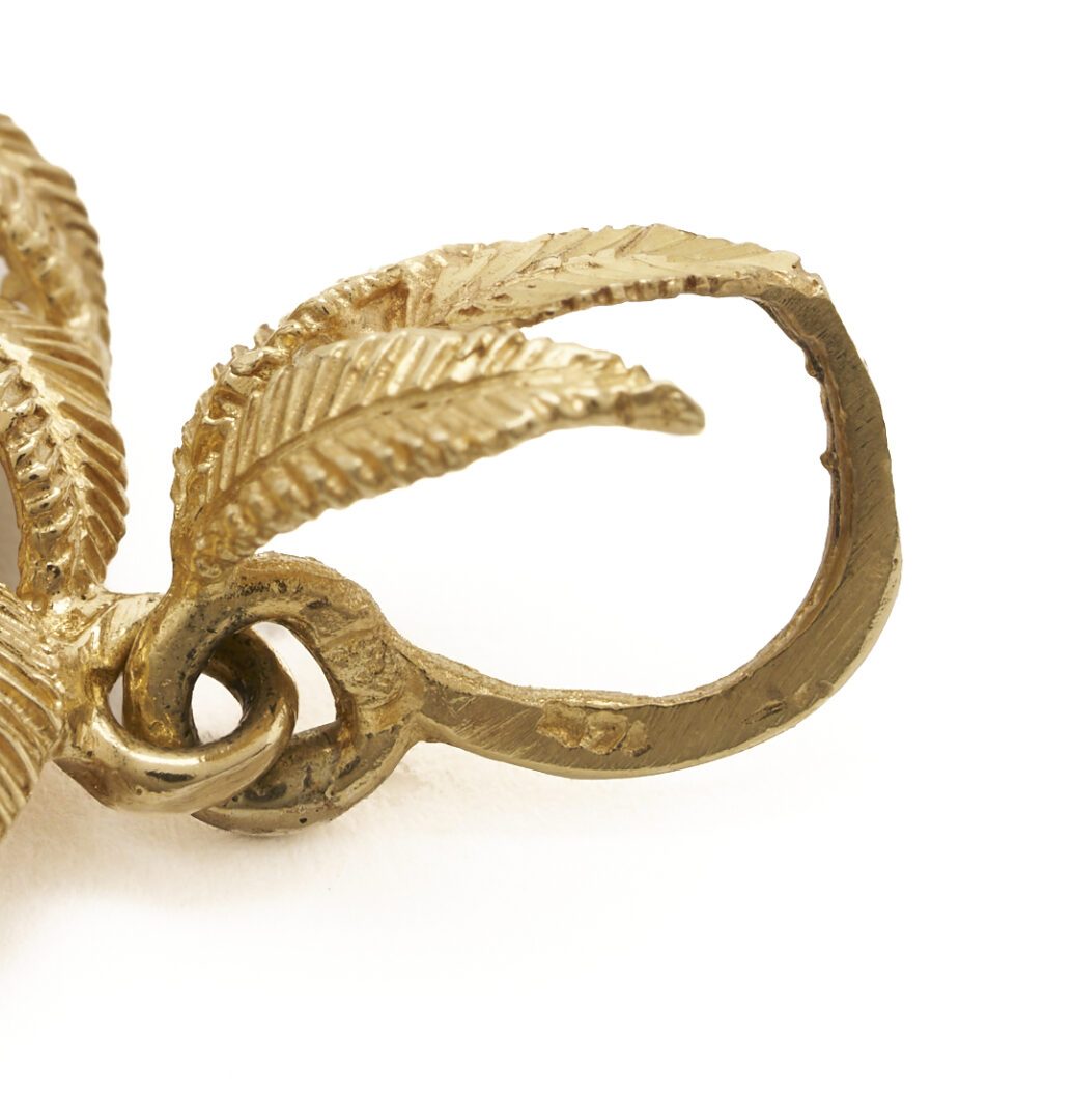 Lot 318: 1912 Indian Eagle $10 Gold Coin w/ 14K Bezel