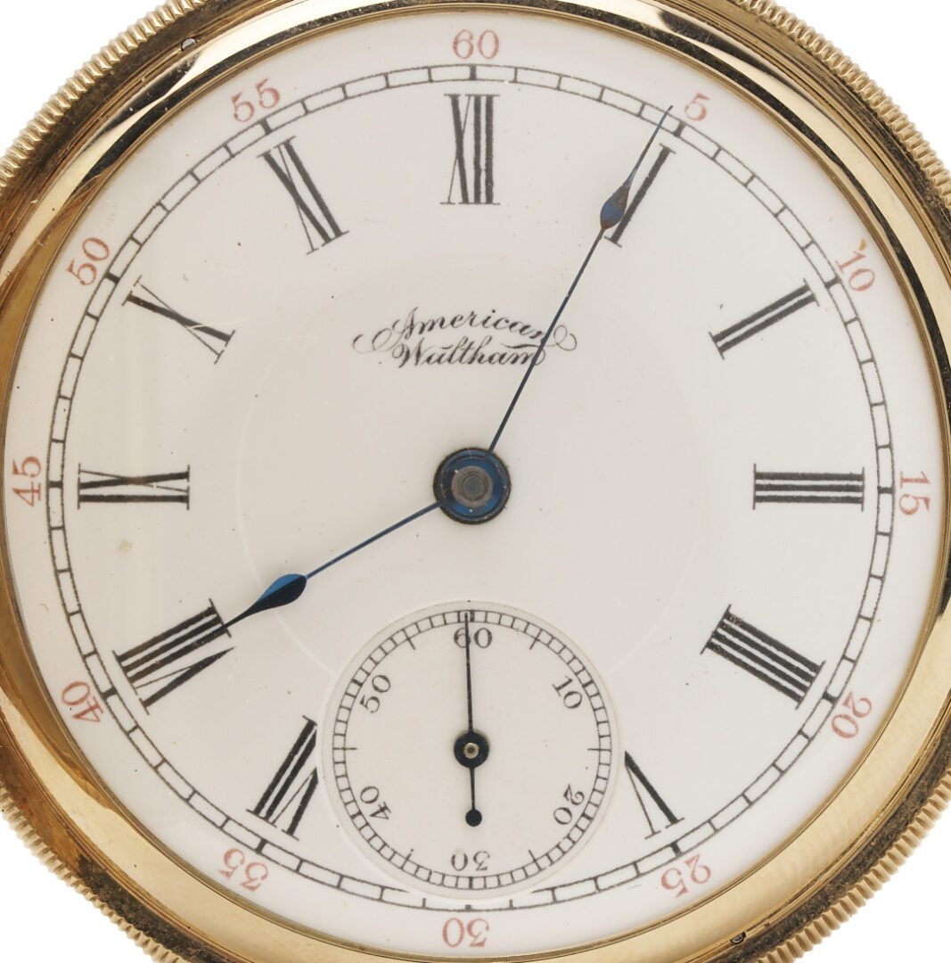 Lot 326: 14K Waltham Riverside Pocket Watch
