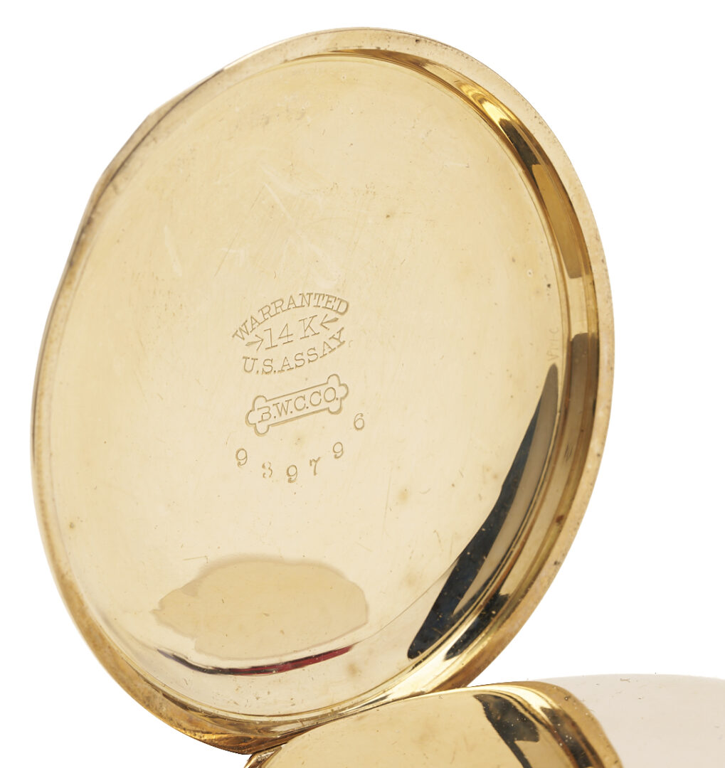 Lot 326: 14K Waltham Riverside Pocket Watch