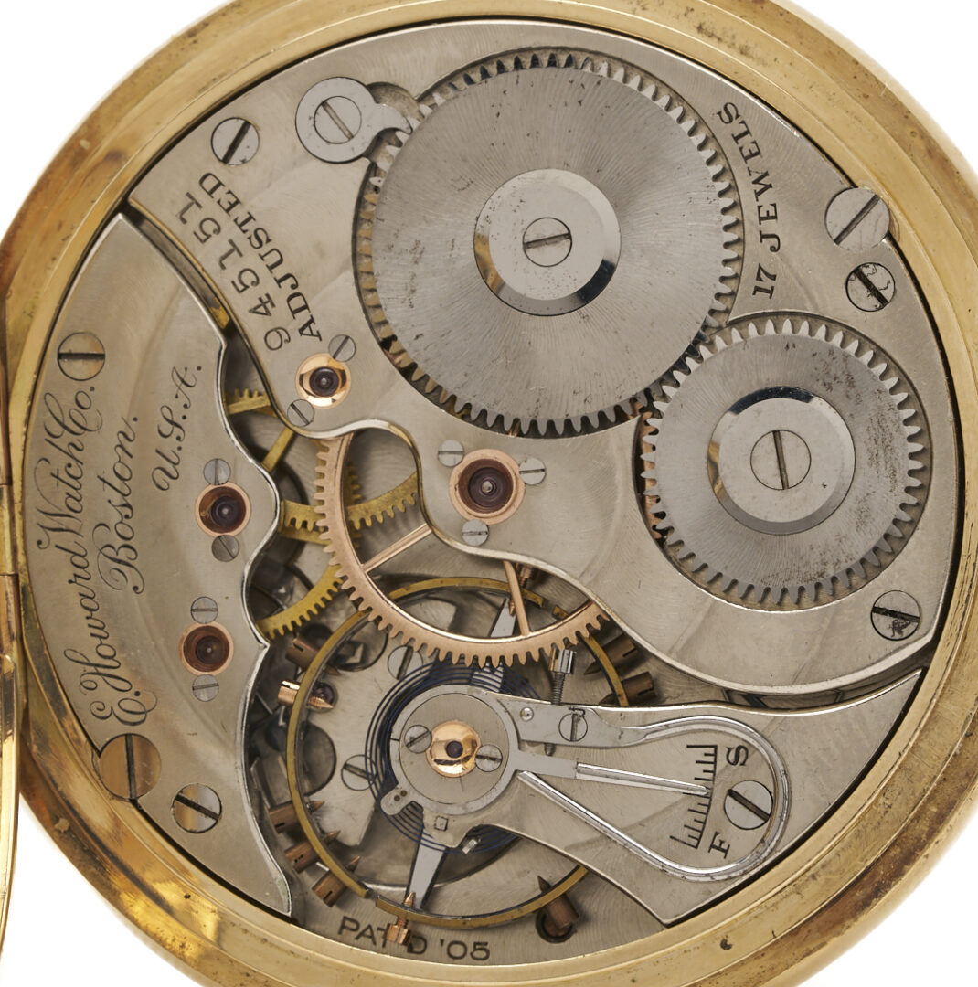 Lot 327: 14K E. Howard & Co. Series 3 Pocket Watch