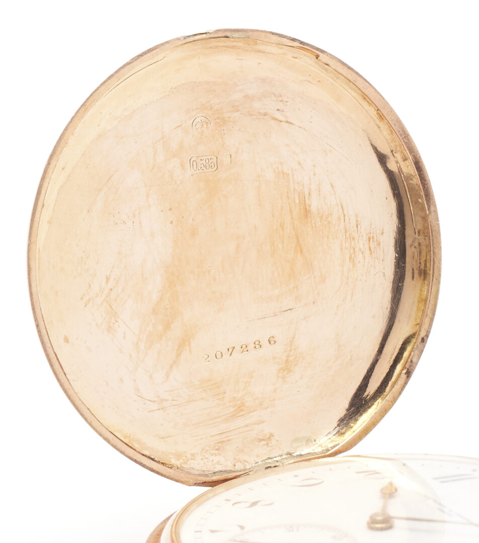 Lot 328: 1906 Vacheron & Constantin Milan Grand Prix 14K Pocket Watch