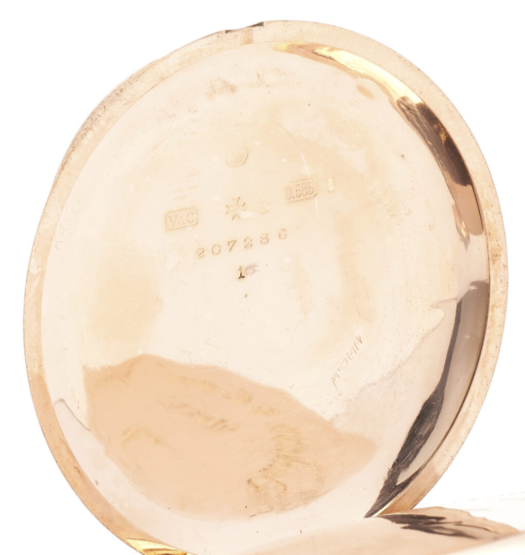 Lot 328: 1906 Vacheron & Constantin Milan Grand Prix 14K Pocket Watch