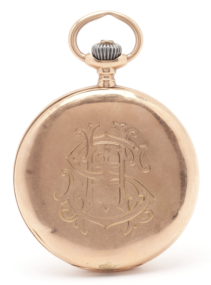 Lot 328: 1906 Vacheron & Constantin Milan Grand Prix 14K Pocket Watch