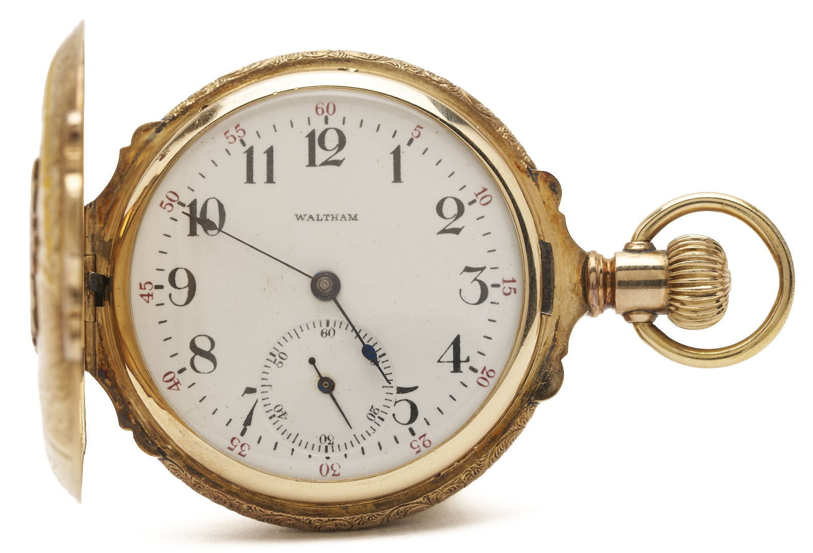 Lot 329: 14K Waltham Grade L Pocket Watch