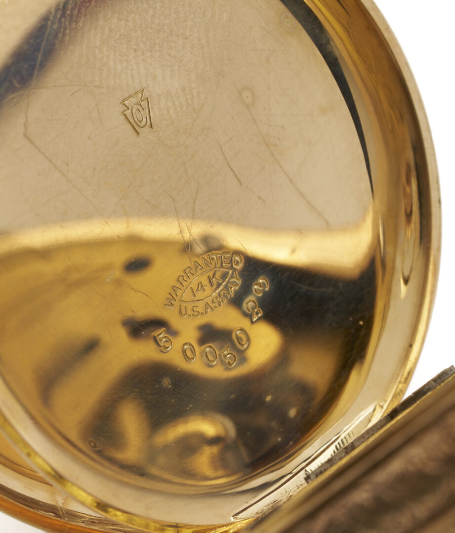 Lot 329: 14K Waltham Grade L Pocket Watch