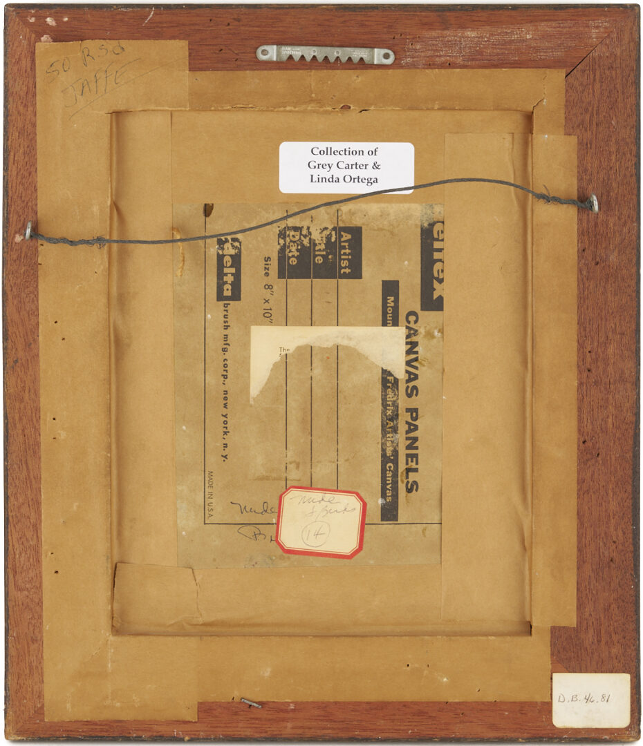 Lot 335: 2 David Burliuk Oil Paintings, Nudes by the Sea Incl. Florida