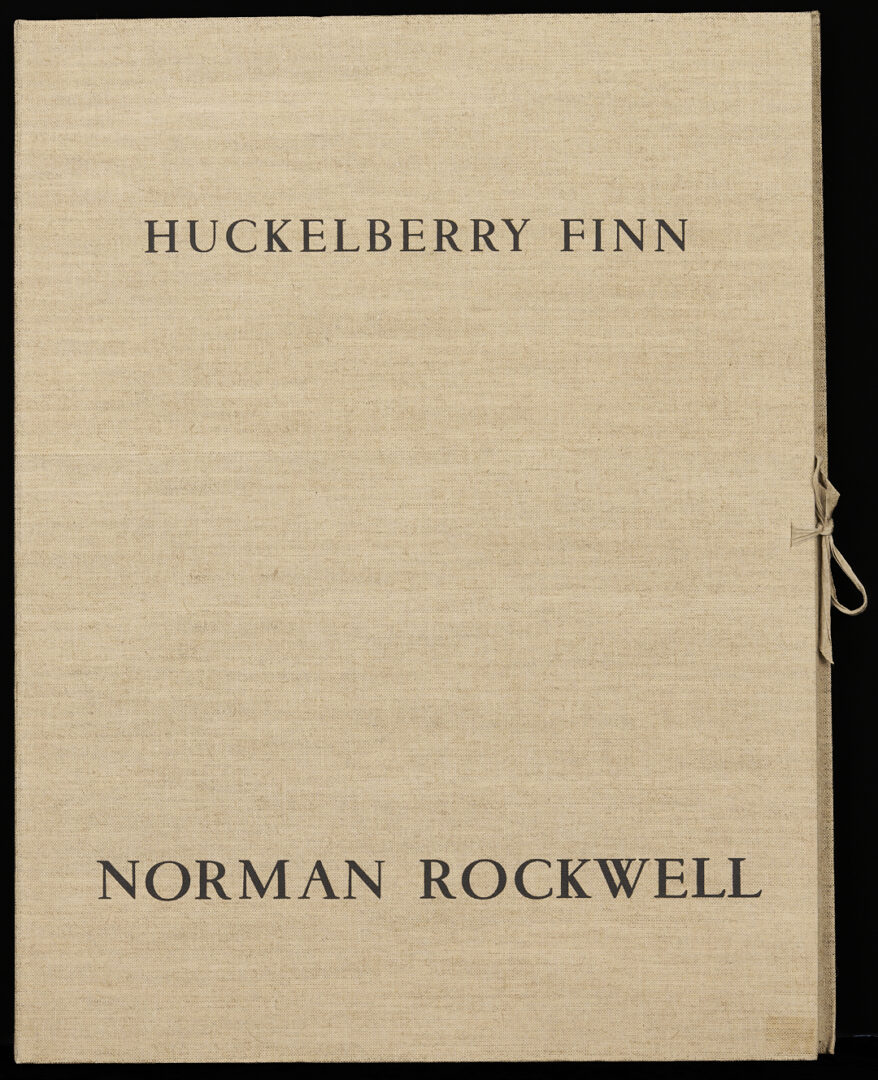 Lot 340: 8 Norman Rockwell Signed Lithographs, Huckleberry Finn Suite