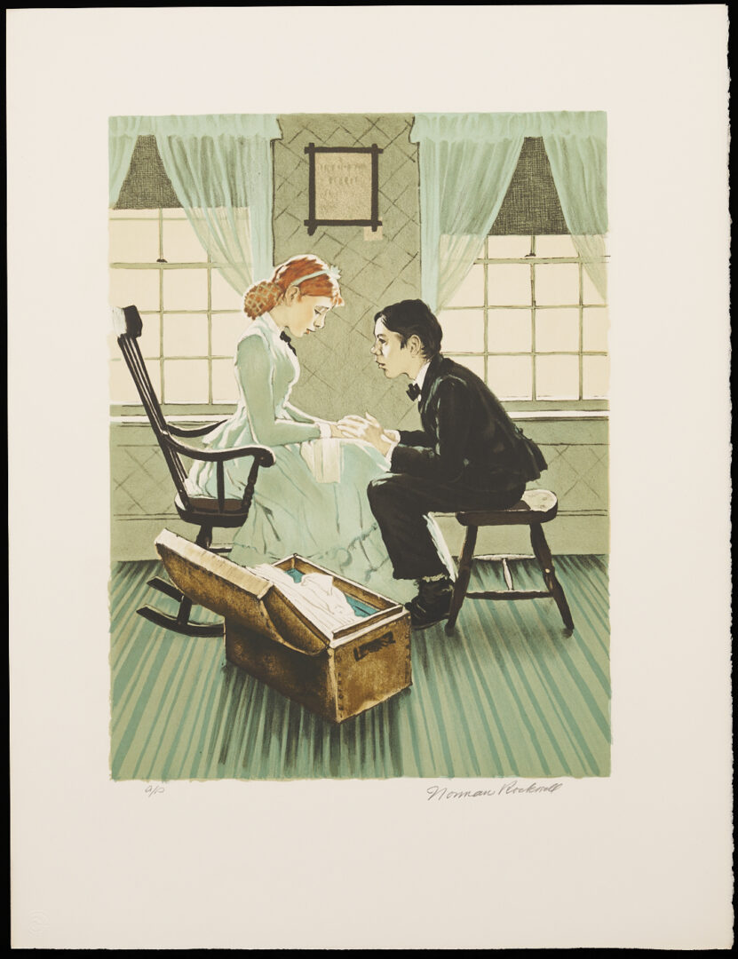 Lot 340: 8 Norman Rockwell Signed Lithographs, Huckleberry Finn Suite