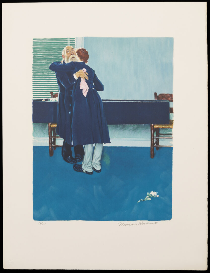 Lot 340: 8 Norman Rockwell Signed Lithographs, Huckleberry Finn Suite
