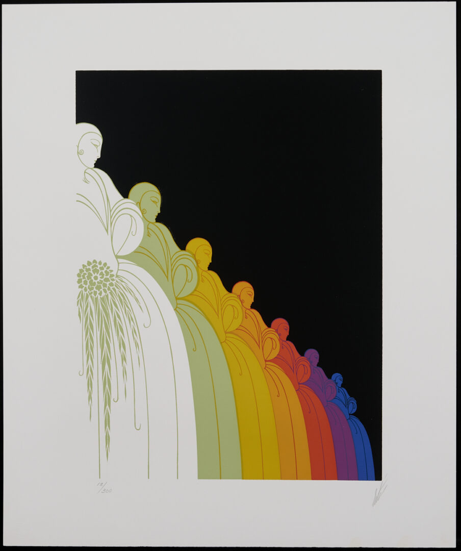 Lot 342: 8 Signed Erte Serigraphs, Twenties Remembered Suite