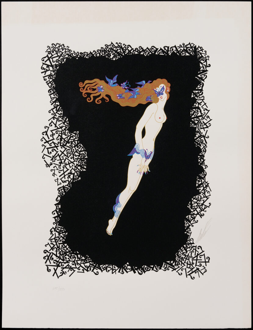 Lot 343: 10 Signed Erte Serigraphs, Numbers Suite