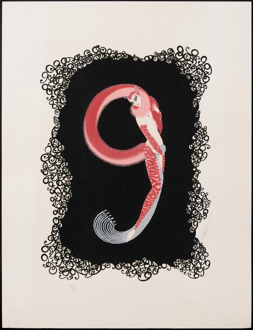 Lot 343: 10 Signed Erte Serigraphs, Numbers Suite